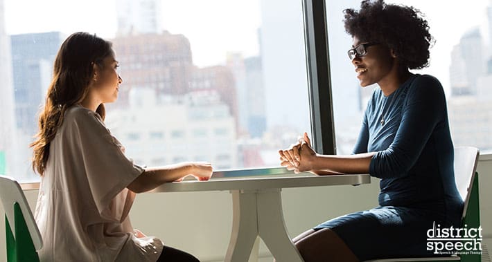 Adult Sturtering Speech Therapy Services | District Speech & Language Therapy | Washington D.C. & Northern VA